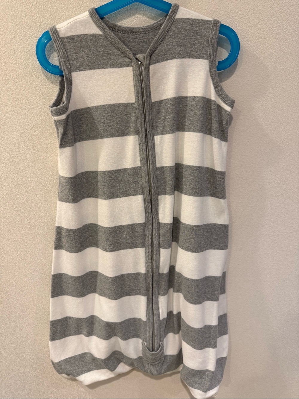 Gray & White Striped Sleep Sack - Kids Pajama Wear